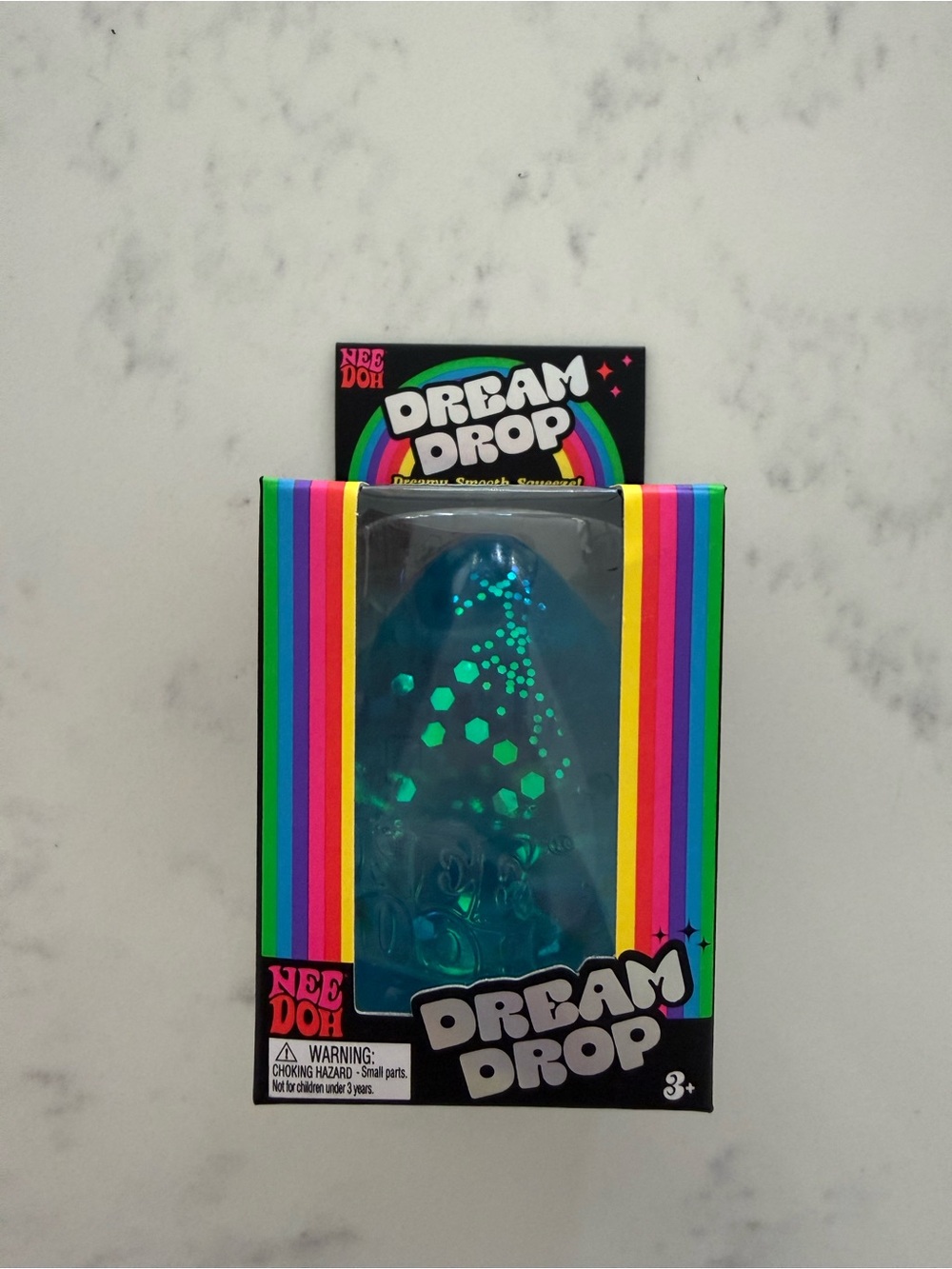 NeeDoh Dream Drop - blue glitter